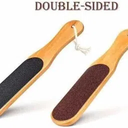 glow first Foot File Callus Remover - Wooden Pedi Foot Scrubber Filer for Dead Skin image 2