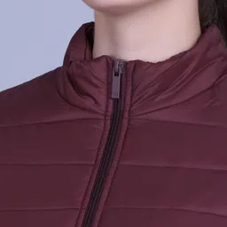 rare times Women Solid Puffer Jacket image 5