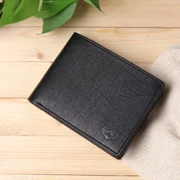 metronaut Men Casual Black Artificial Leather Wallet image 1