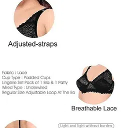 lathiya fashion Pack of 2 Women Everyday Non Padded Bra image 2