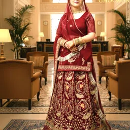 shreemanji trading Embroidered Semi Stitched Rajputi Poshak-picture-10