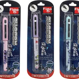 figo ROBOTIC 0.7MM TIP CARTRIDGE SYSTEM 5 PCS Roller Ball Pen image 2