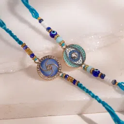 Designer 8905124562446 Mauli Thread Rakhi Set-image-7