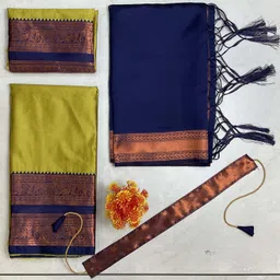 sonu creation Self Design Semi Stitched Lehenga Choli image 2