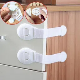 safe-o-kid Extra Flexible Fabric, One Side Open Long Multi-Purpose Child Safety Lock image 5