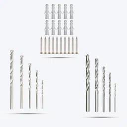 hillgrove HGCM183M1 Drill Bit Set of 5Pcs Masonry+HSS Drill Bits with 10Pcs Screw & Gitti HGCM183M1 Drill Bit Set of 5Pcs Masonry+HSS Drill Bits with 10Pcs Screw & Gitti-picture-18