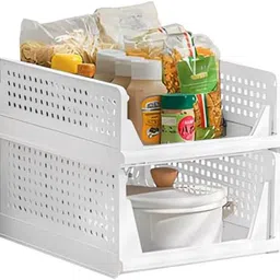 aditya polymers Wardrobe Organizer Foldable and Stackable- 2 Pcs Pack (1 Large and 1 Small) PP Collapsible Wardrobe-picture-26