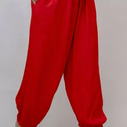fnj Solid Rayon Women Harem Pants-picture-18
