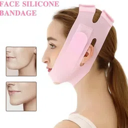 kankinmart Double Chin Lift Mask,Silicon V Line Lifting face lifting maskFace Shaping Mask image 3
