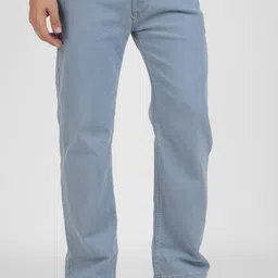 angerhood Men Loose Fit Mid Rise Light Blue Jeans-picture-18