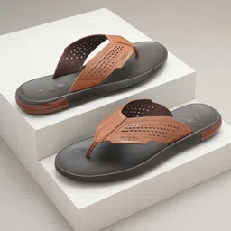 Ruosh Men Leather Comfort Sandals-image-14
