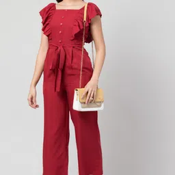 slenor Solid Women Jumpsuit-picture-11
