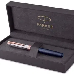 parker Sonnet Mt. Fuji Special Edition Blue Lacquer-18Kt Gold Rhodium-Plated Medium Nib Fountain Pen image 5
