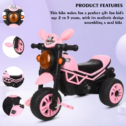 toyshoppee Baby Tricycle for Kids Ride on for 12 Months to 60 Months Boys/Girls/ Cycle Child Baby Bullet Styslish Baby Boys Baby Girls Tricycle image 3