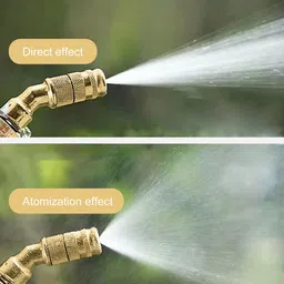 hasthip Brass Adjustable Garden Spray Nozzle Watering, Misting, Cleaning image 4