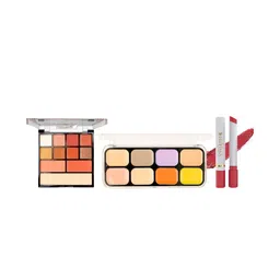 SHRYOAN Set Of 3 Eyeshadow Blusher With Concealer Palette & Lipstick-picture-5