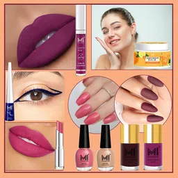 MI FASHION 8 Pcs Makeup Gift Set - Combo B193-picture-48
