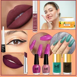 MI FASHION 8 Pcs Makeup Gift Set - Combo B196-picture-39