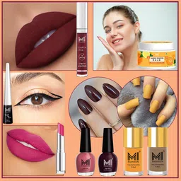 MI FASHION 8 Pcs Makeup Gift Set - Combo B192-picture-32