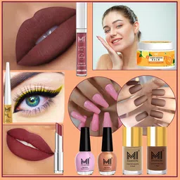 MI FASHION 8 Pcs Makeup Gift Set - Combo B215-picture-37