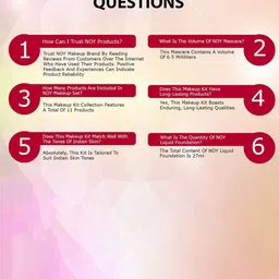 NOY Set Of 11 Essence Makeup Combo - Beauty In Any Weather - 563 image 2