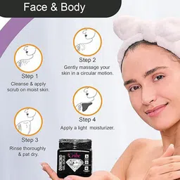 CRIBE Diamond Gel Face & Body Scrub - 380 ml image 5