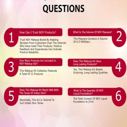 NOY Set Of 11 Divine Makeup Combo - Heavenly Beauty In Perfect Pairing - 962 image 3