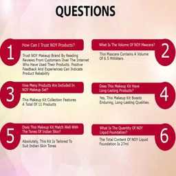 NOY 11Pcs Bliss Your Perfect Match For Flawless Looks - Combo No 936 image 2