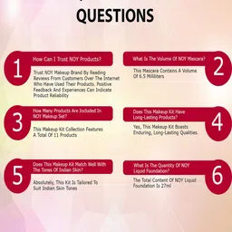 NOY 11Pcs Multicolors Essence Effortless Beauty In Any Weather - Combo No 746 image 2