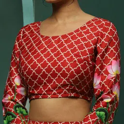 AKS Couture Pichwai Printed Ready to Wear Lehenga & Blouse With Dupatta image 2