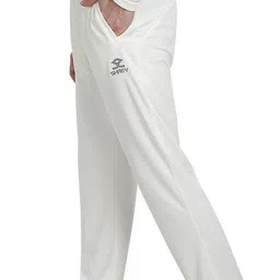 shrey Men Solid White Track Pants image 3