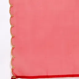 Anouk Women Green Embroidered Regular Sequinned Kurta with Palazzos & With Dupatta image 4