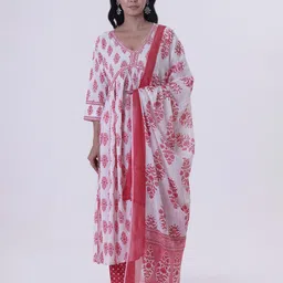 TJORI Floral Printed Cotton Dupatta-picture-15