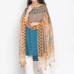 SHINGORA Ethnic Motifs Printed Dupatta-picture-36
