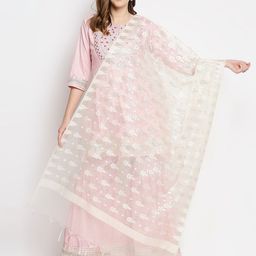 Dupatta Bazaar Woven Design Zari Dupatta-image-91