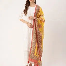 Ishin Ethnic Motifs Printed Dupatta image 3