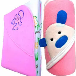 naman Embroidered Crib Hooded Baby Blanket for Heavy Winter-picture-24