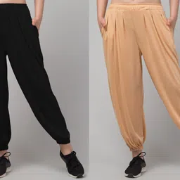 nnifa Solid Viscose Women Harem Pants-picture-12