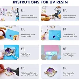 kraftmasters UV Resin Hard 250g Glue image 3