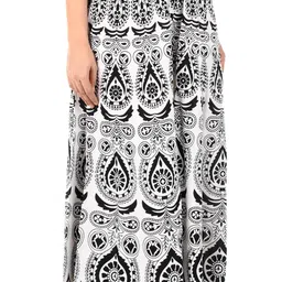 unique choice Women Regular Fit Black Cotton Blend Trousers image 3