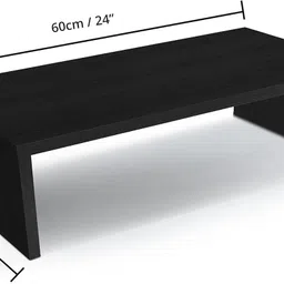 UniShop Unishop Laptop Riser Stand with Storage Laptop Riser Stand for Desk Wooden Desk Stand Laptop Stand Compatible with Universal Laptops image 4