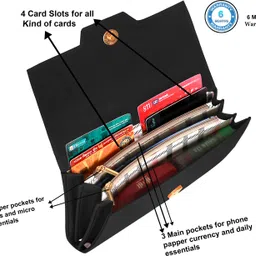 g m w Formal Black Clutch image 4