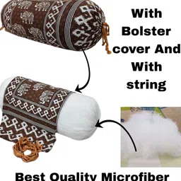 GTX Decorative Famous Jaipur Sanganeri Print Cotton Bolster Covers With Microfibre Animals Bolster Pack of 1 image 2