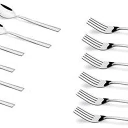 convay 6 table 6 fork dinner Stainless Steel Salad Spoon, Table Spoon Set-picture-31