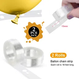 zyozi Balloon Arch Kit Balloon Decorate Strip Kit for Garland,Each 16 Feet(Pack of 2)-picture-18
