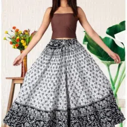 tankaviss Women Printed Regular White Skirt-picture-27