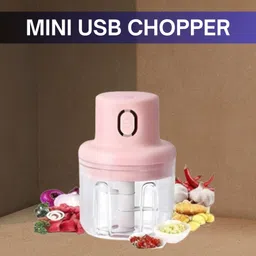 frony Chopper (Electric Rechargeable Chopper) for Kitchen Vegetable Garlic Onion B341 Electric Vegetable & Fruit Chopper-picture-11
