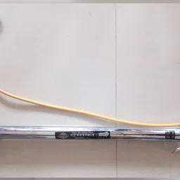 desh brother Bicycle air pump with seat pipe 15 inch and handle four Bolt Bicycle Pump image 2