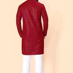 svatantra Men Viscose Rayon Kurta Pyjama Set image 2