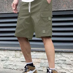 mgc maanu Self Design Men Green Sports Shorts-picture-22